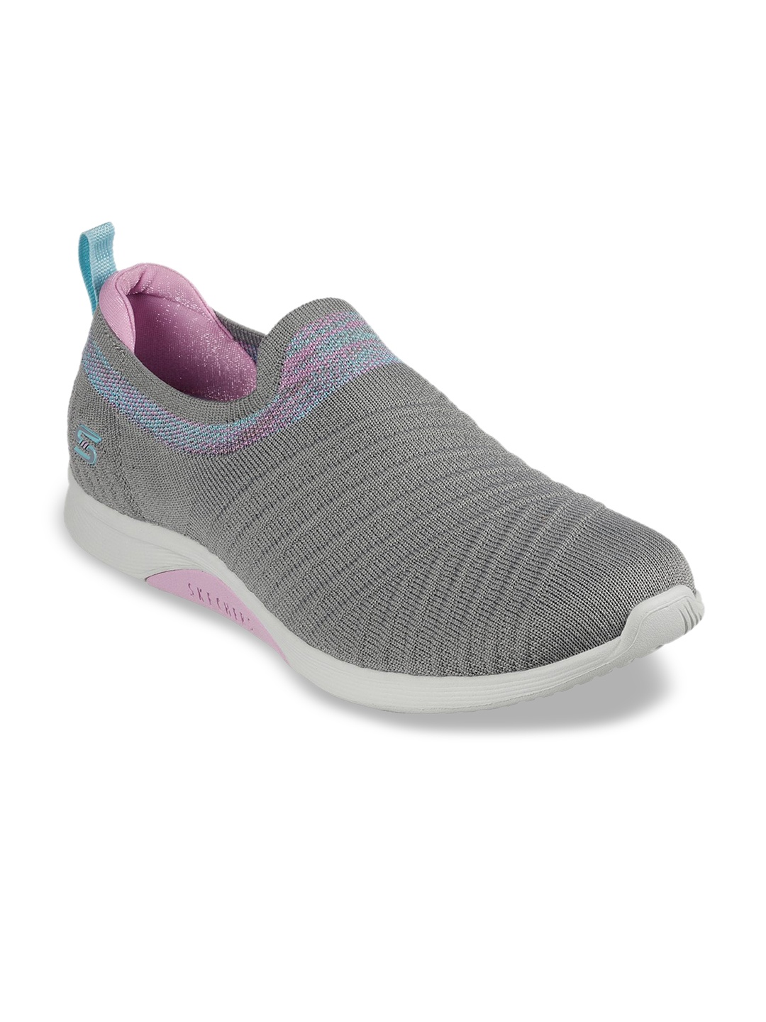 

Skechers Women Grey Elsa Casual Slip-On Sneakers