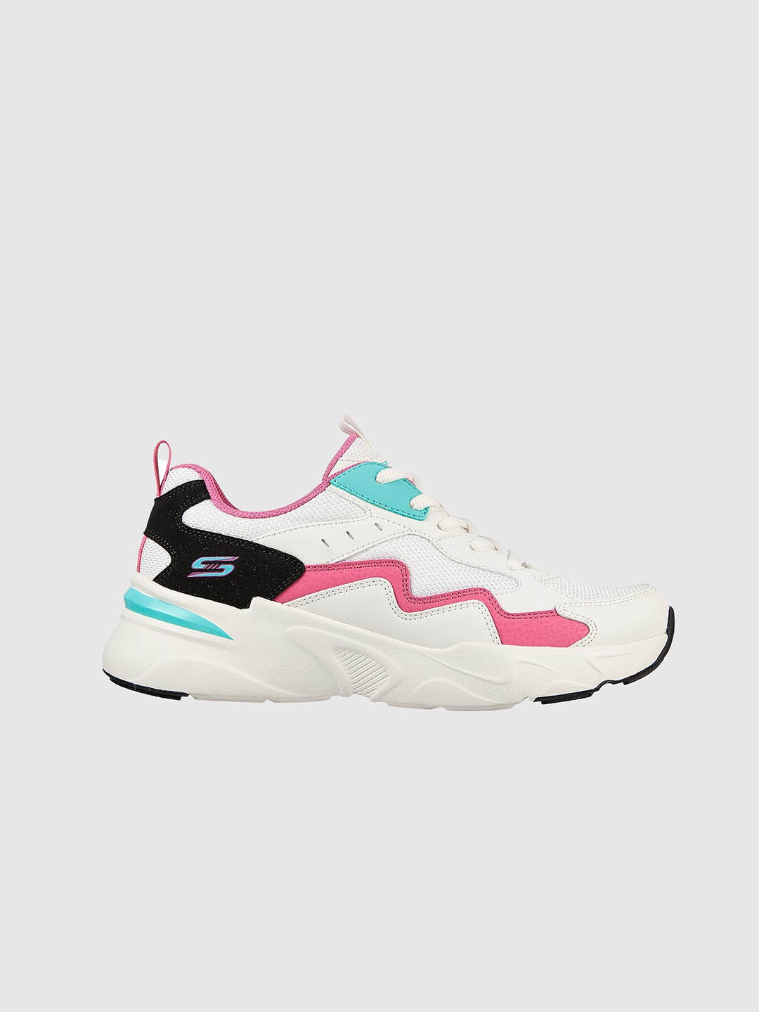 

Skechers Women White Colourblocked Sneakers
