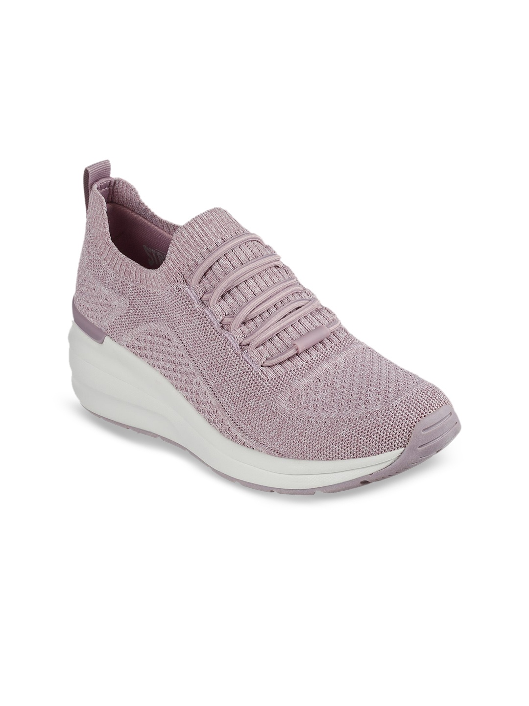 

Skechers Women Purple Woven Design Sneakers