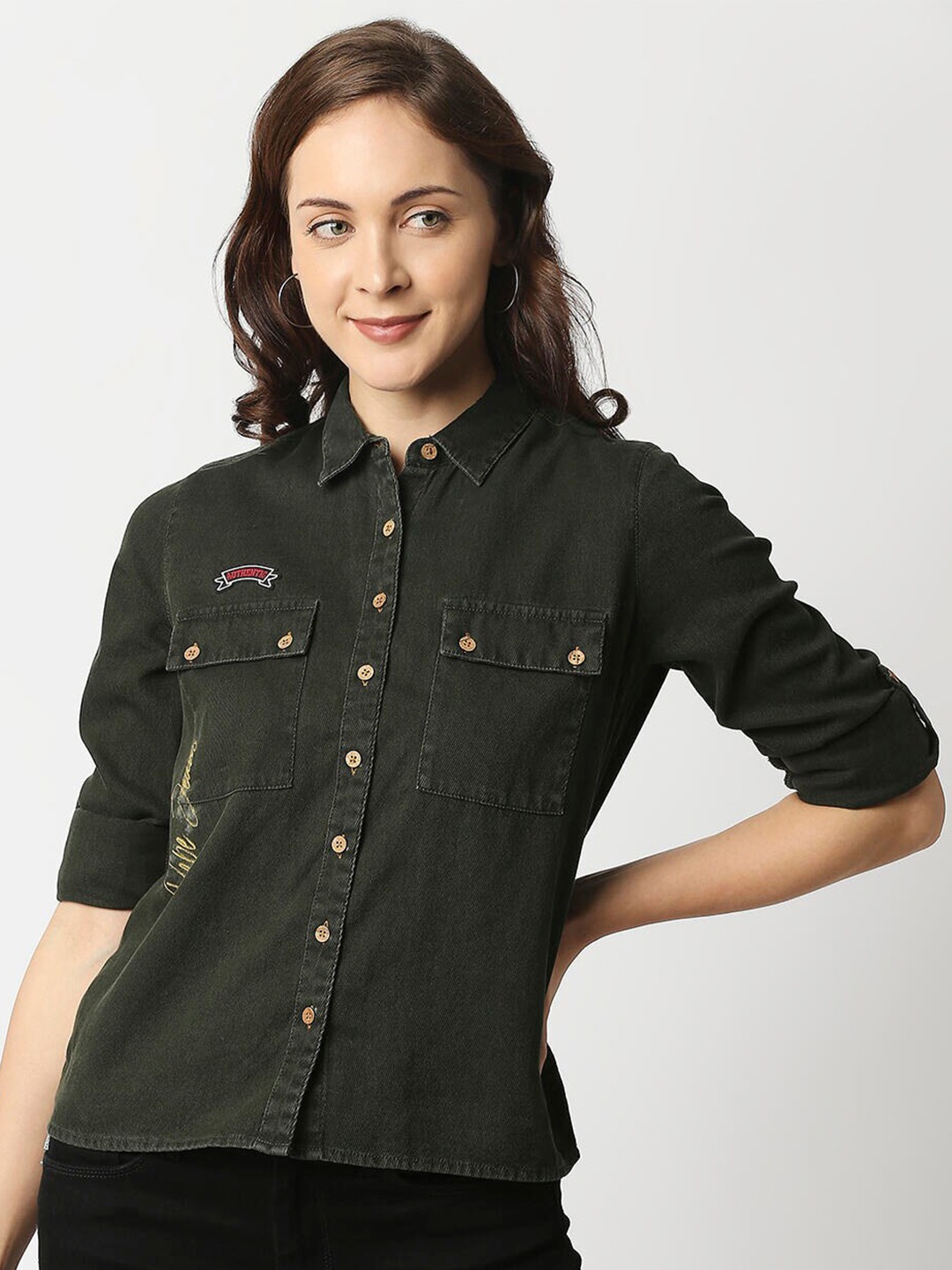 

Pepe Jeans Long Sleeves Casual Shirt, Olive