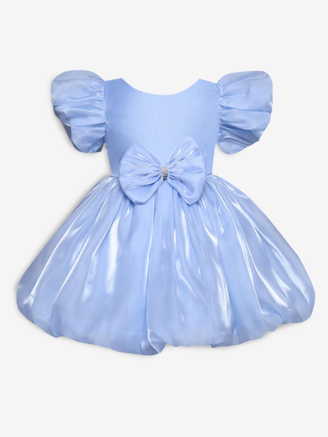 

Hopscotch Infants Girls Blue A-Line Maxi Dress