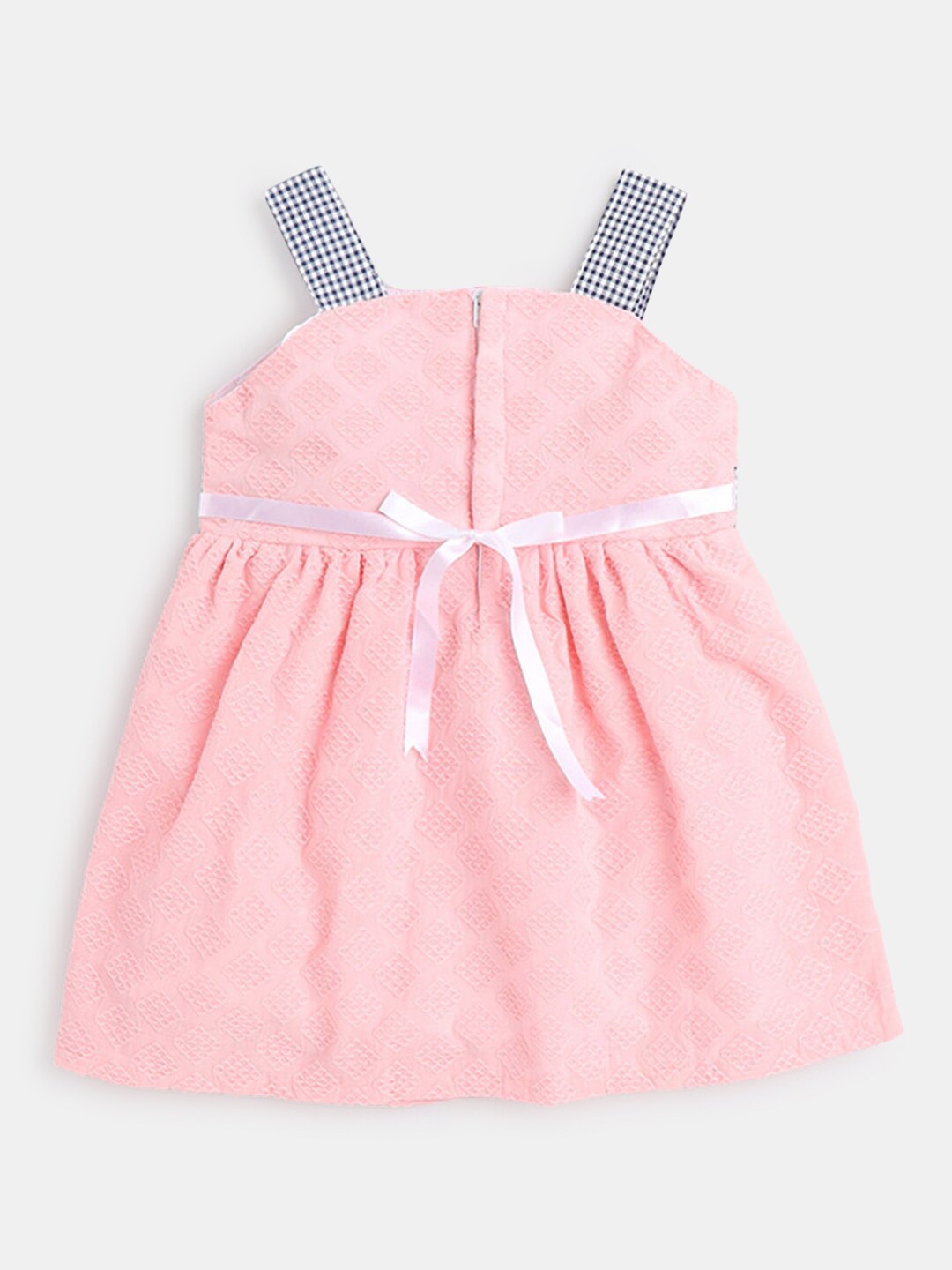 

Hopscotch Infants Girls Pink & White Checked Dress
