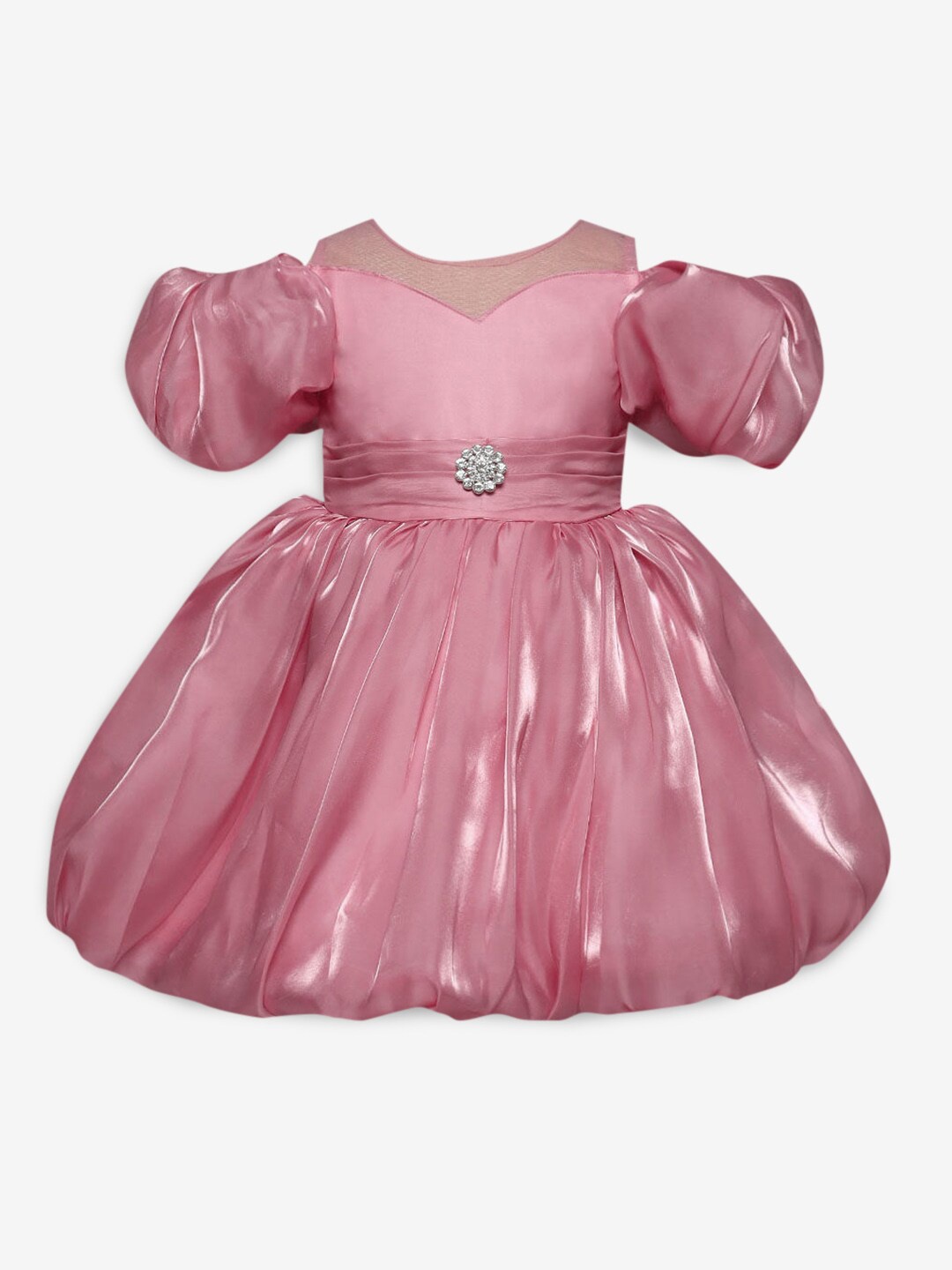 

Hopscotch Pink A-Line Maxi Dress