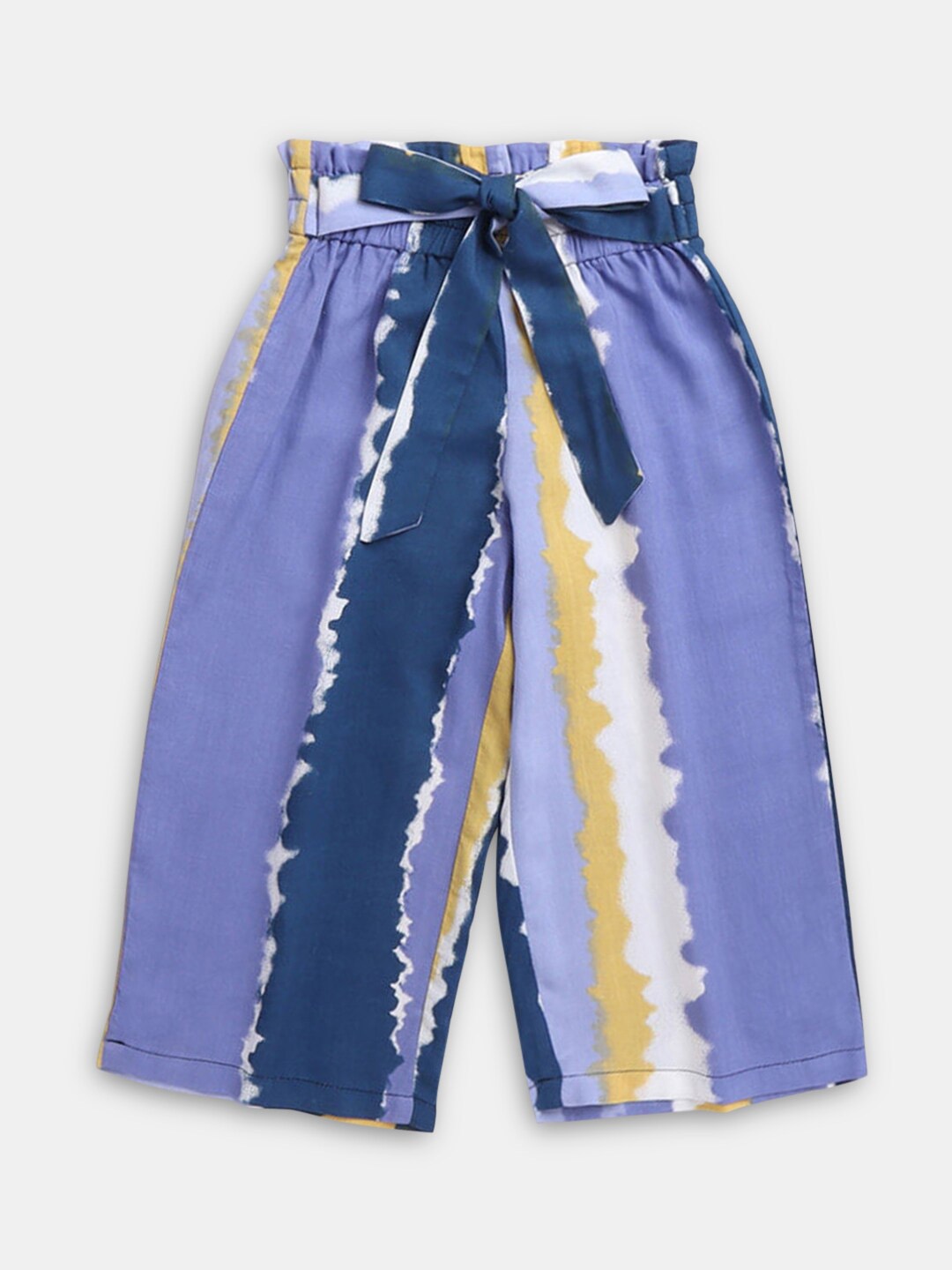 

Hopscotch Girls Blue Striped Culottes Trouser