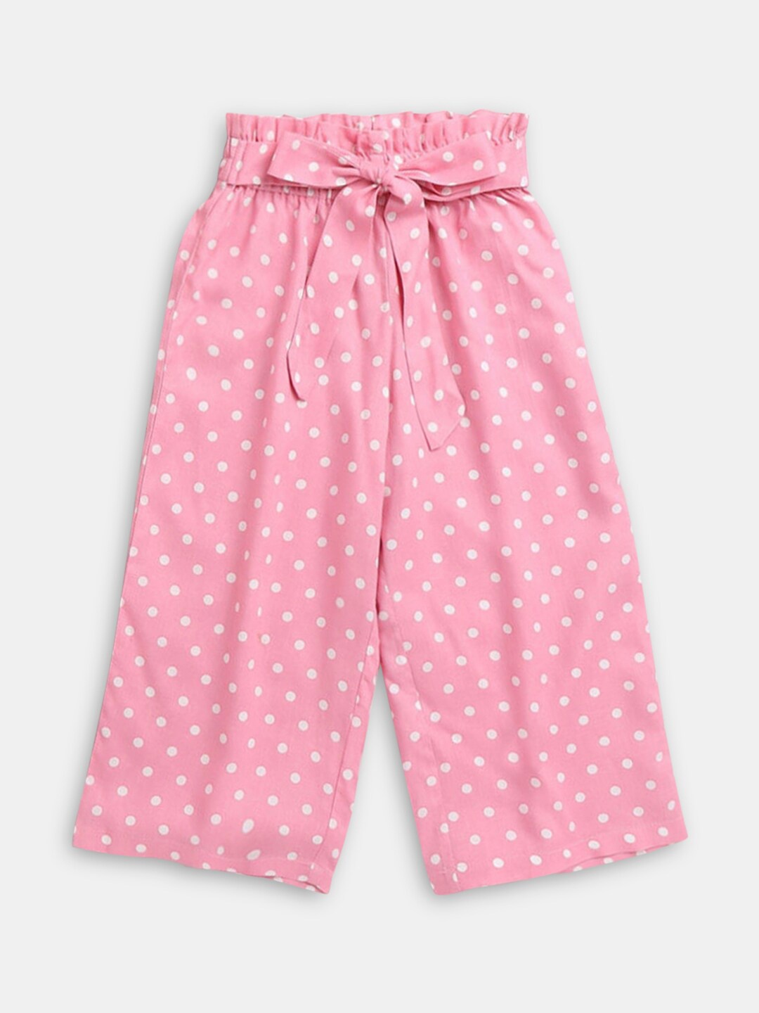 

Hopscotch Girls Pink Printed Culottes Trouser