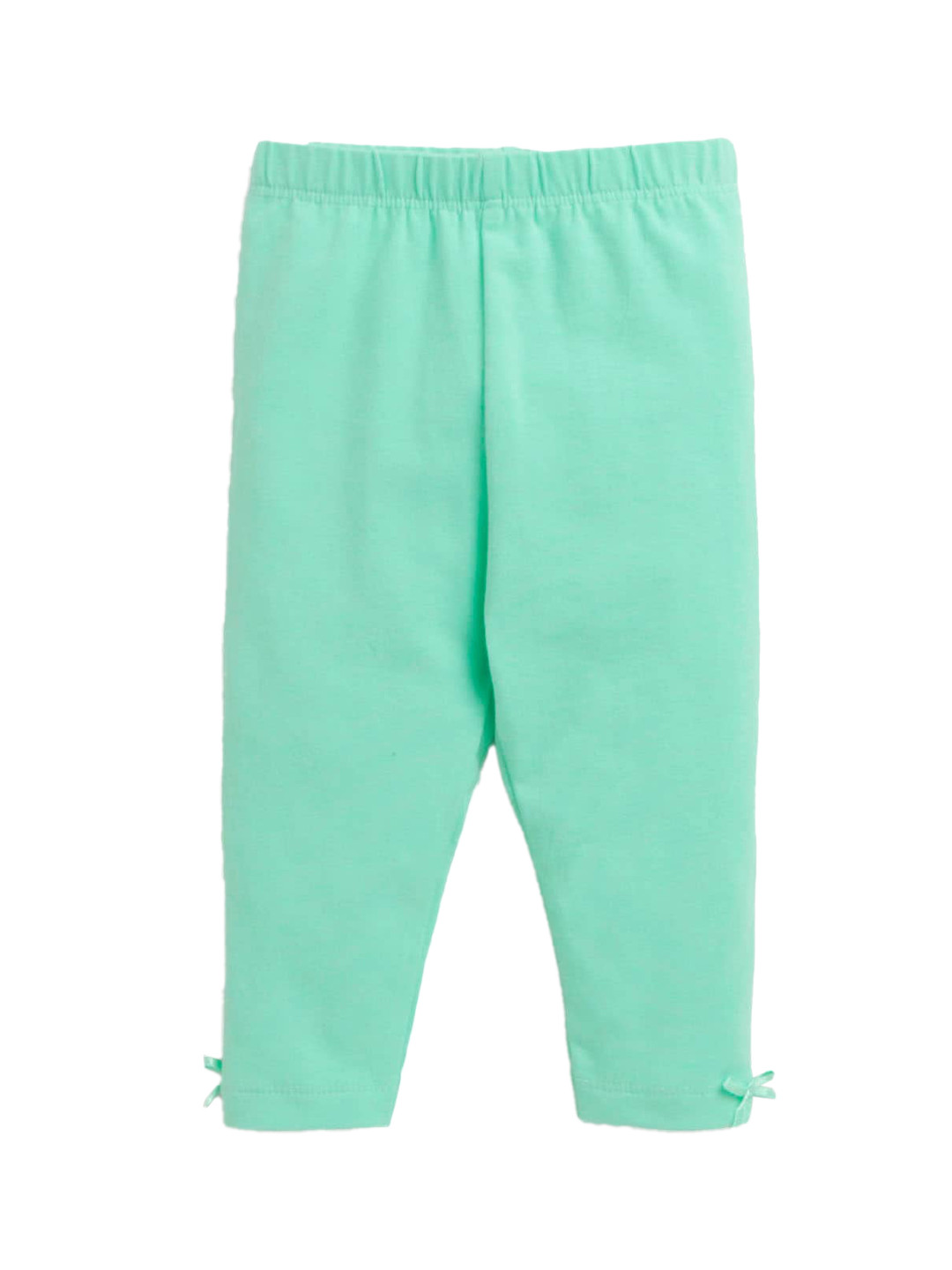 

Hopscotch Girls Green Solid Ankle-Length Cotton Leggings