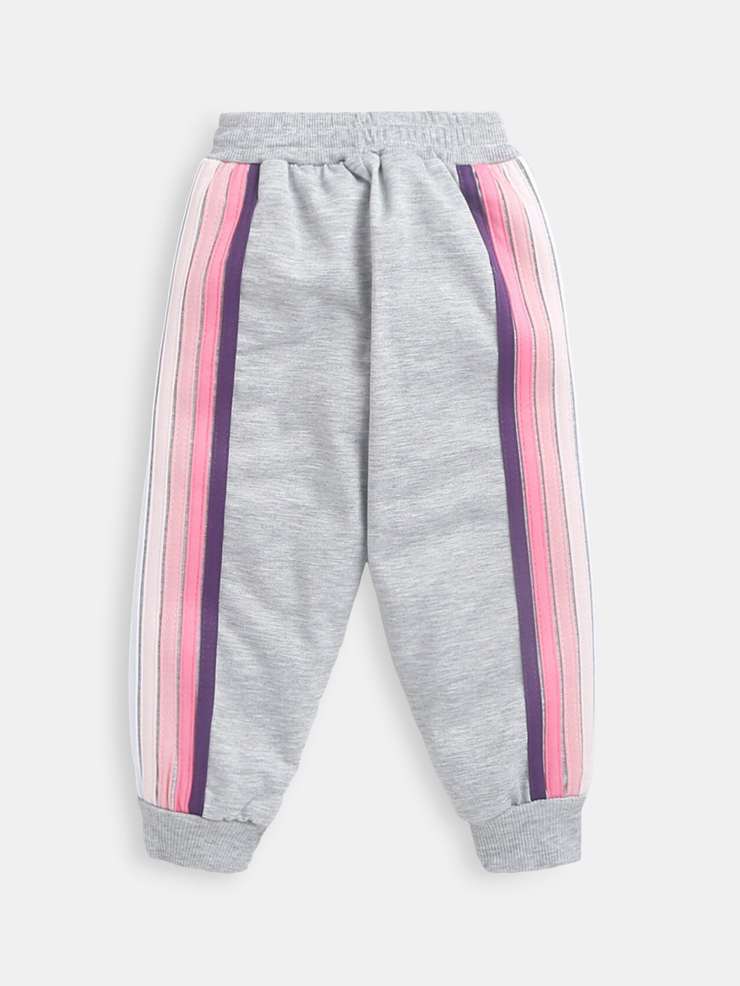 

Hopscotch Girls Grey & Pink Striped Jogger