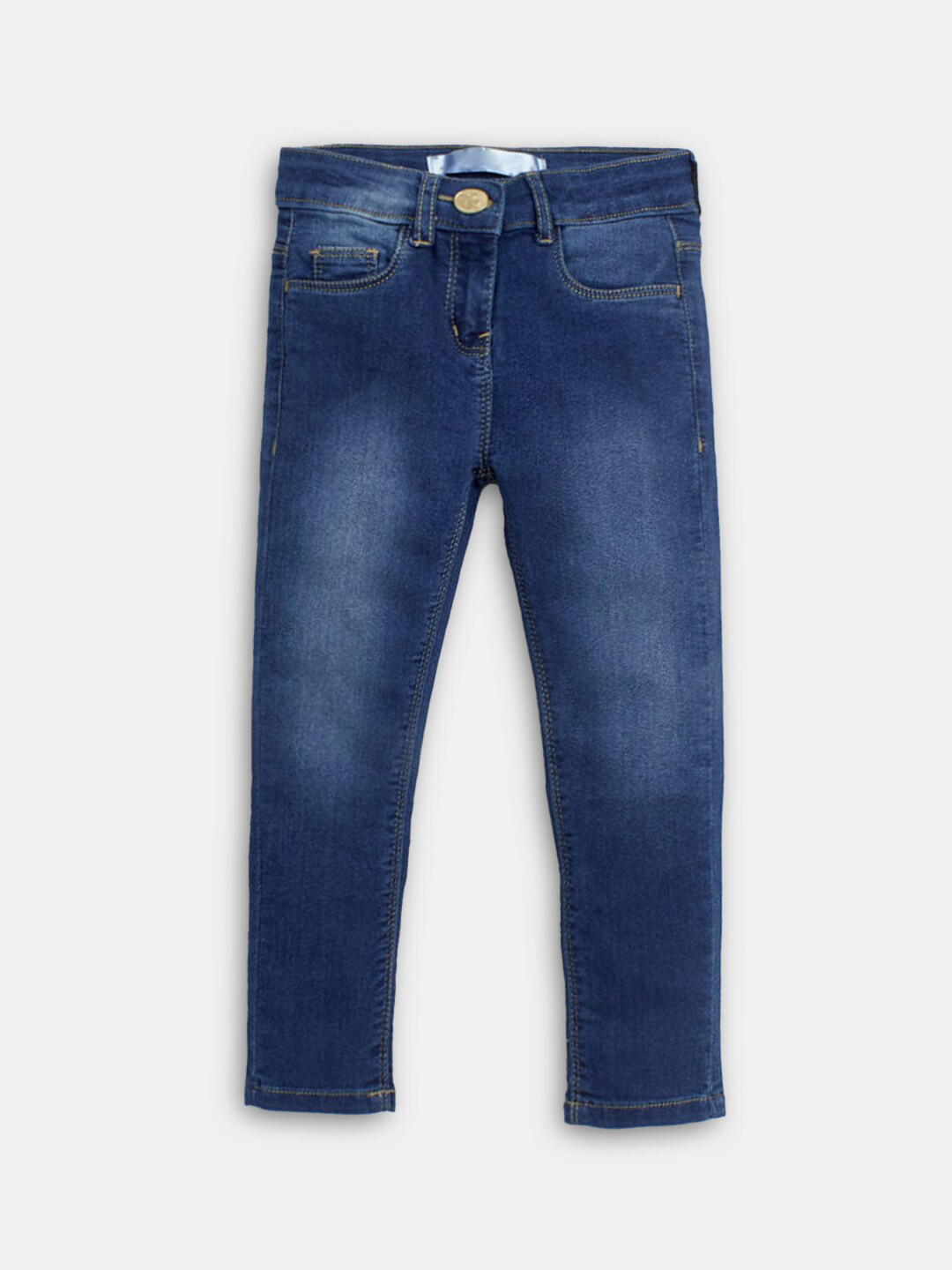

Hopscotch Girls Blue Heavy Fade Jeans