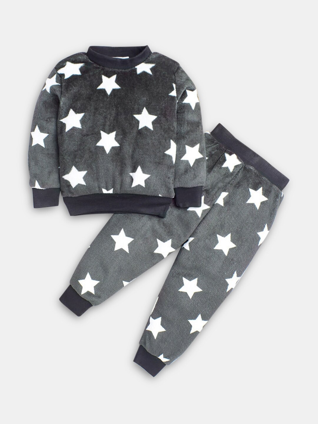 

Hopscotch Girls Black & Green Printed T-shirt with Pyjamas