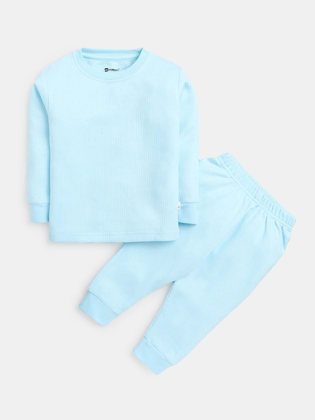 

Hopscotch Infant Blue Solid Cotton Thermal Set