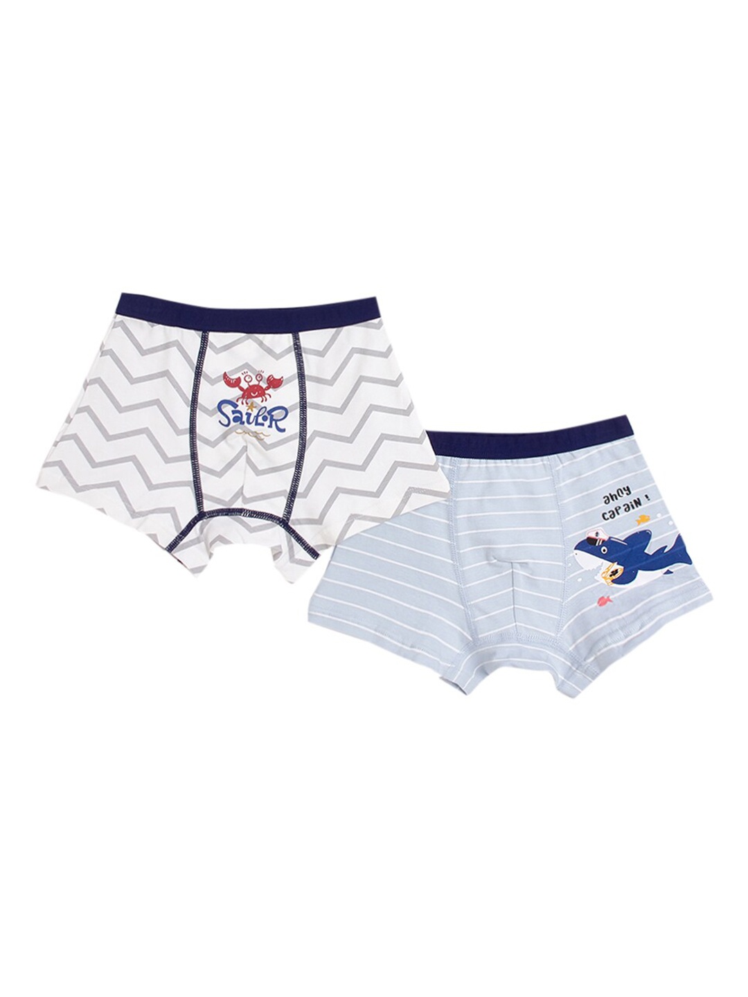 

Hopscotch Boys Pack Of 2 Printed Basic Brief 1170099, Multi