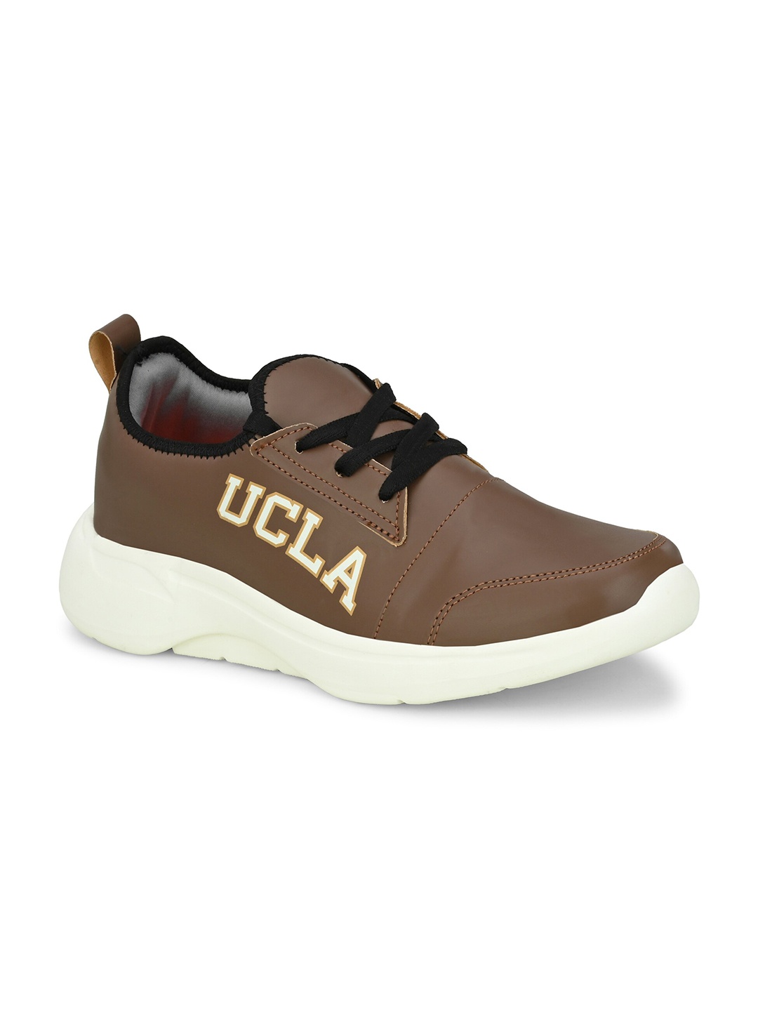 

UCLA Men Brown & White Running Non-Marking Shoes