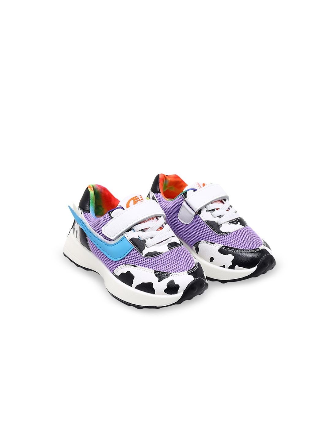 

Hopscotch Boys Blue Woven Design PU Sneakers