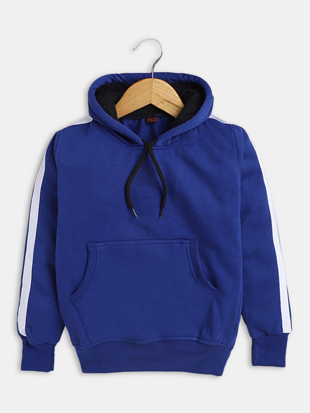 

Hopscotch Boys Blue Hooded Cotton Sweatshirt