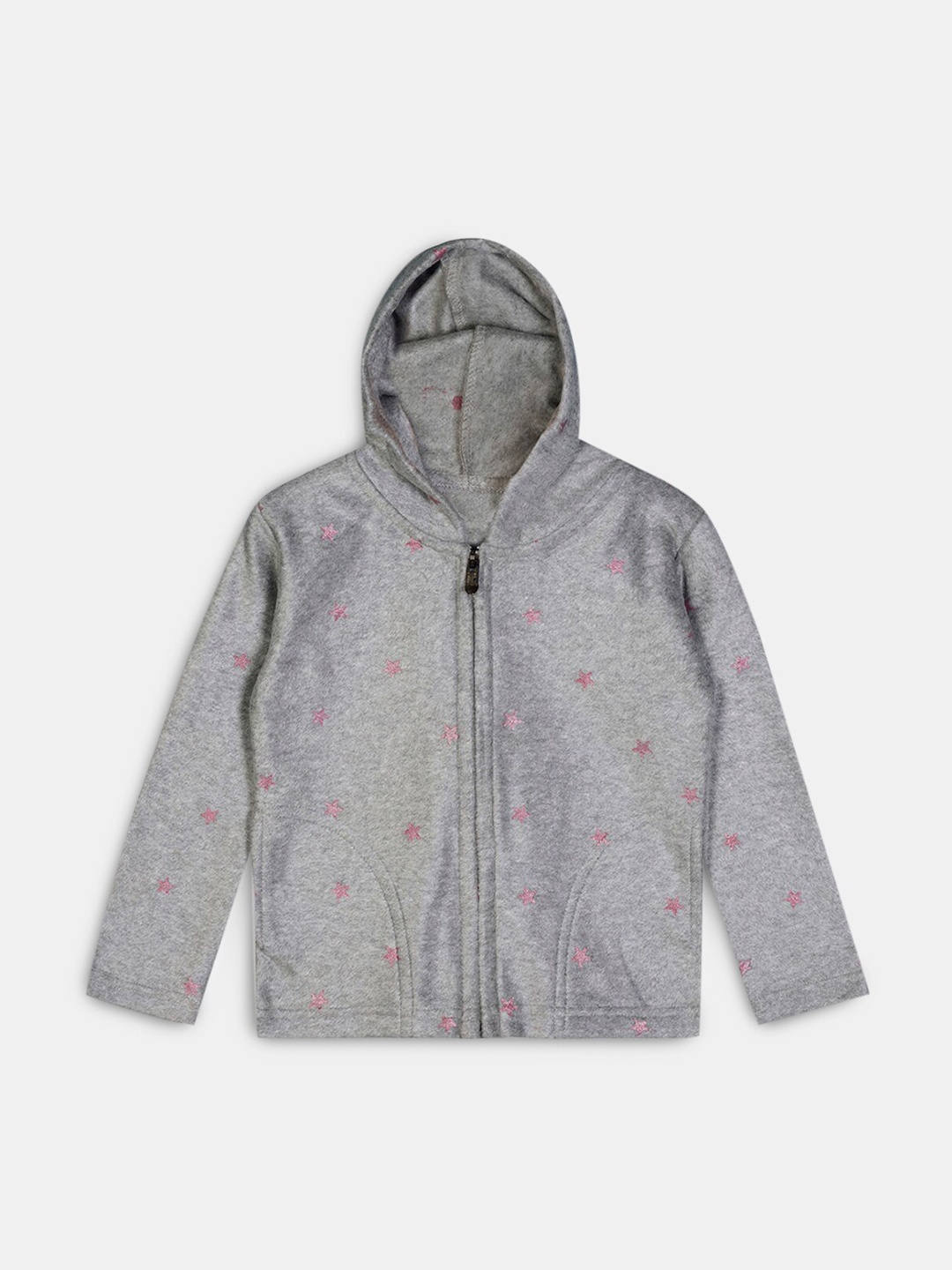 

Hopscotch Girls Grey Wool Open Front Jacket