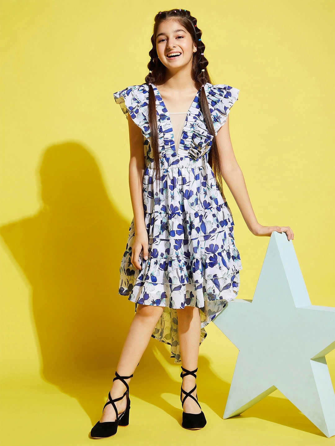 

Cherry & Jerry White Floral Midi Dress