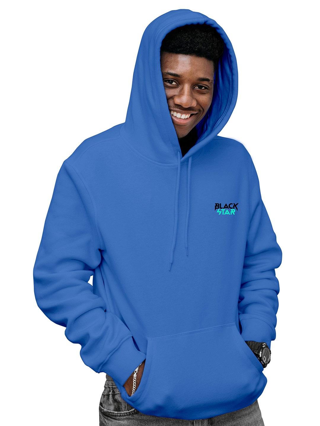 

KYDA KIDS Boys Blue Hooded Sweatshirt