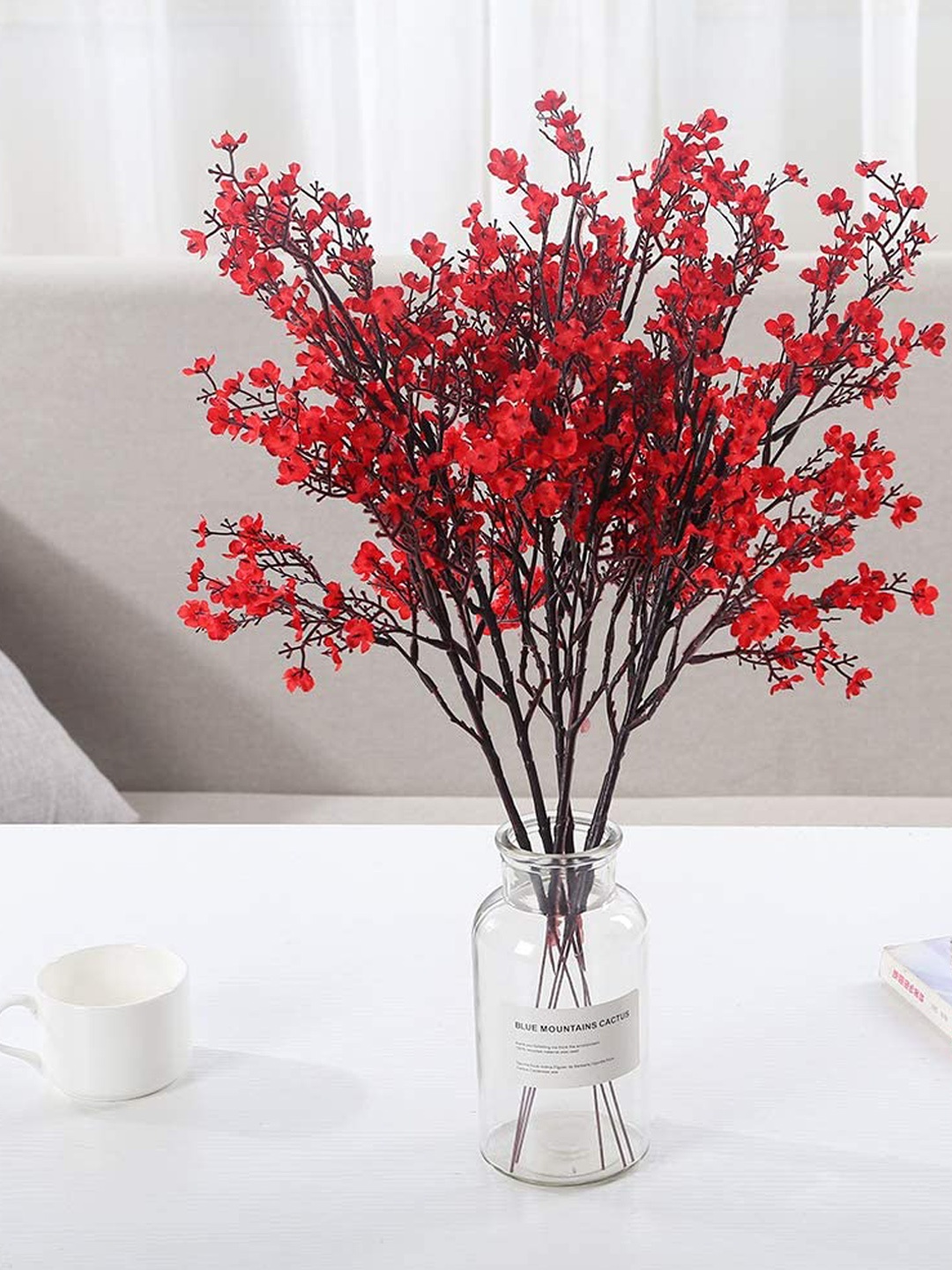 

BS AMOR Red Gypsophila Artificial Flower