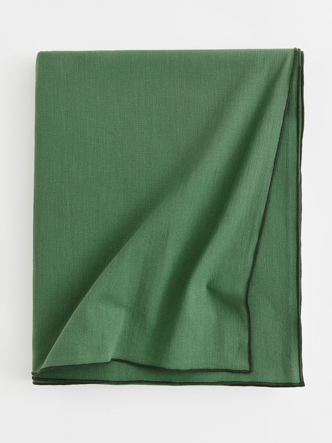 

H&M Green Linen Blend Table Cloth