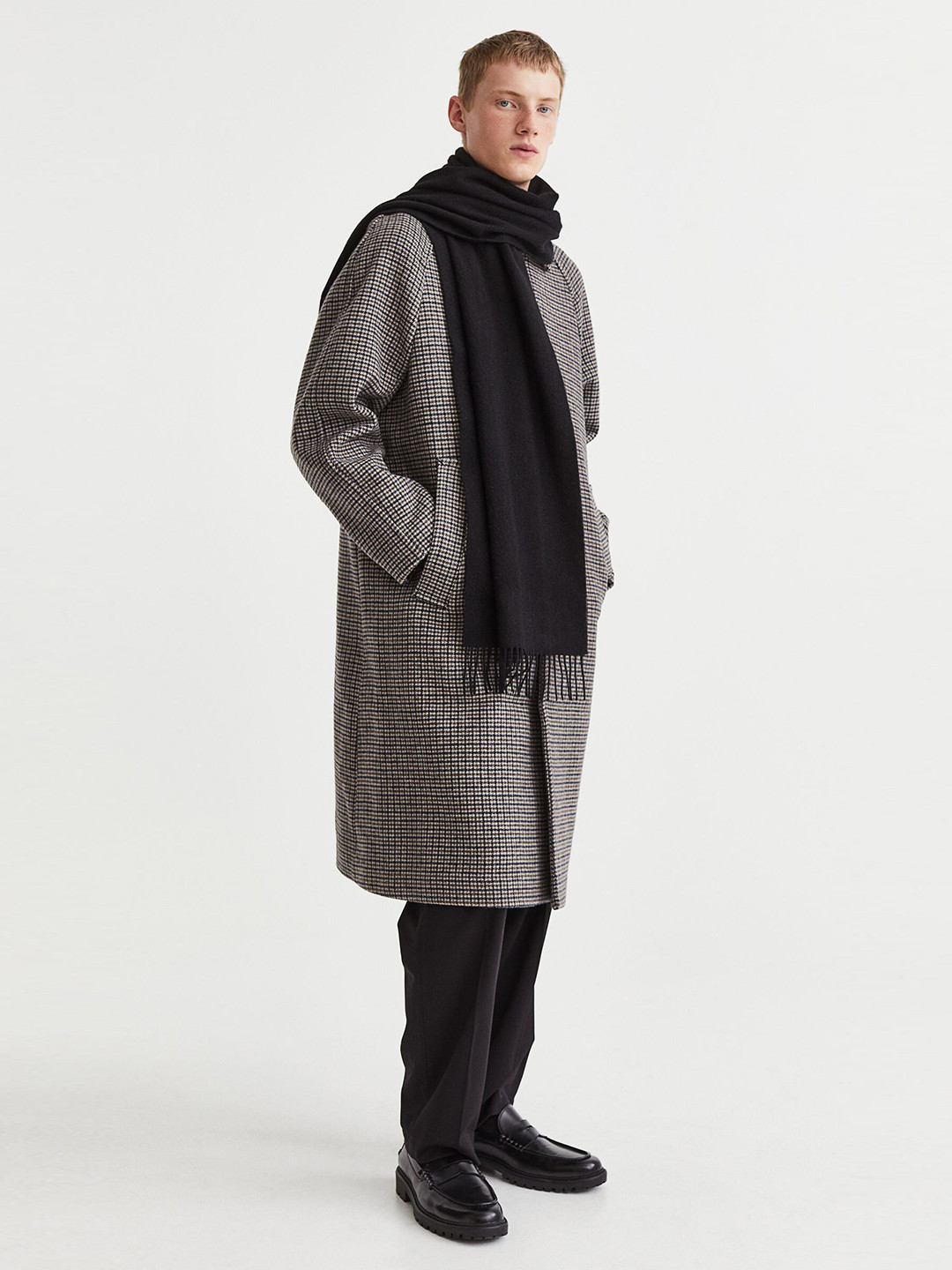 

H&M Men Black Cashmere Scarf