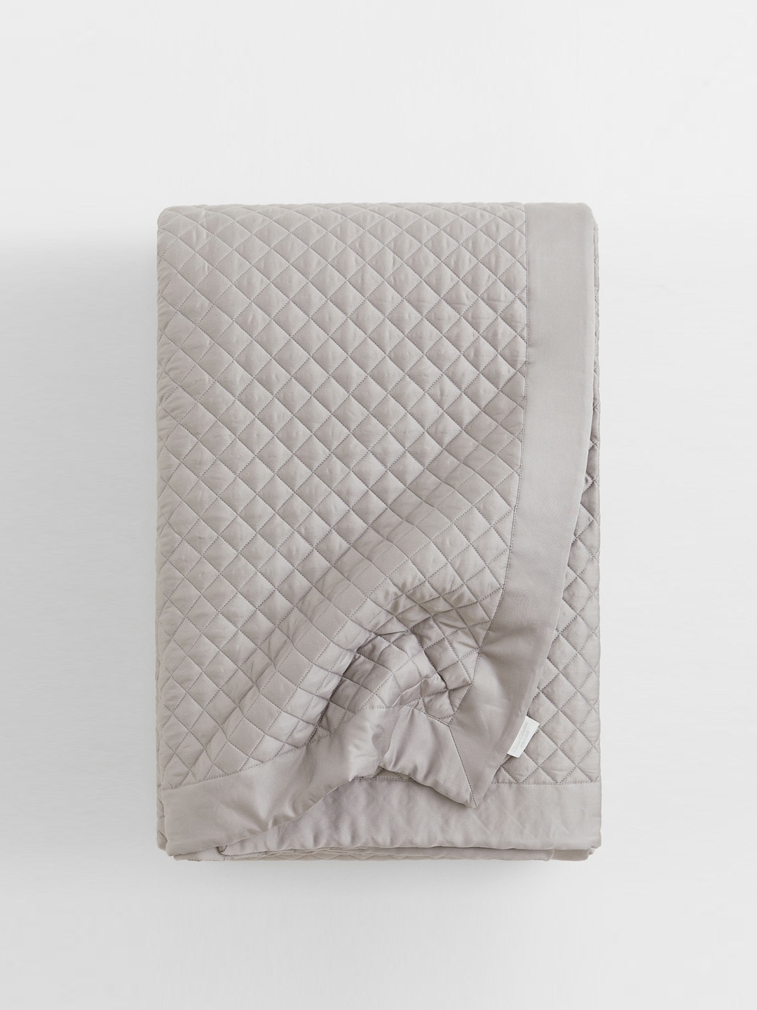 

H&M Grey Quilted Bedspread