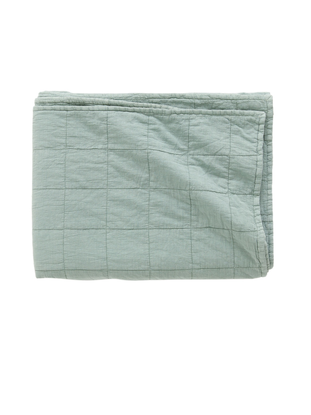 

H&M Green Quilted Bedspread