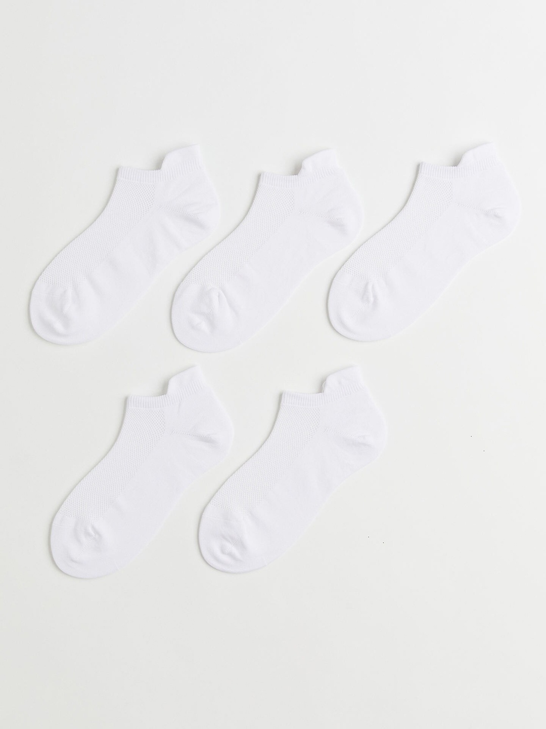 

H&M Women White 5-Pack Sports Socks