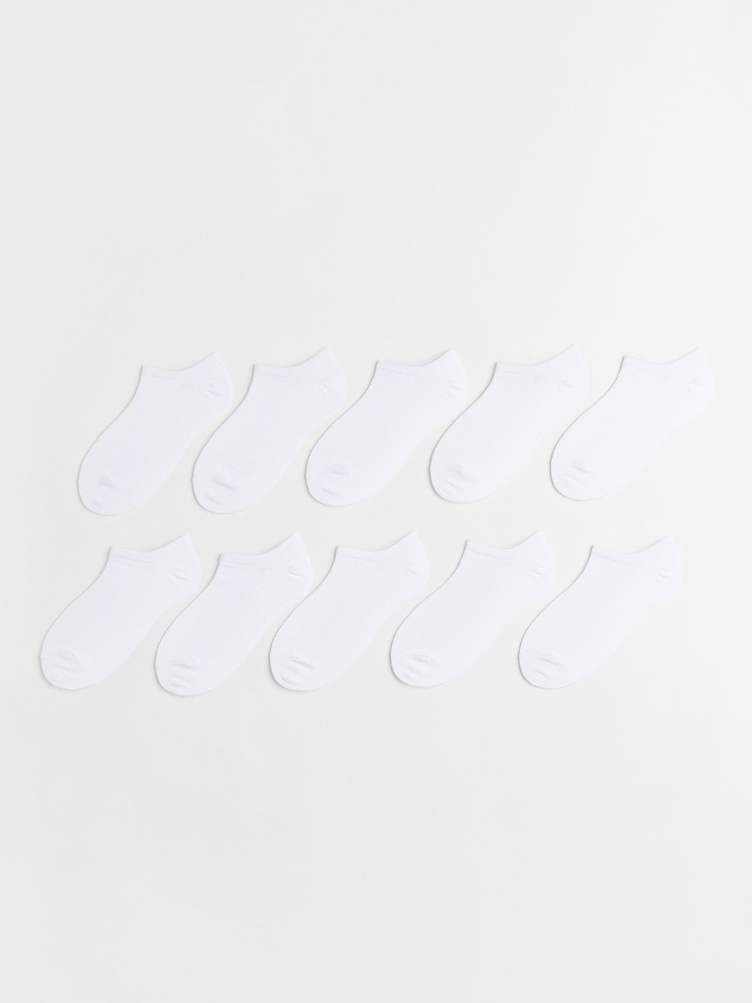 

H&M Women White 10-Pack Trainer Socks