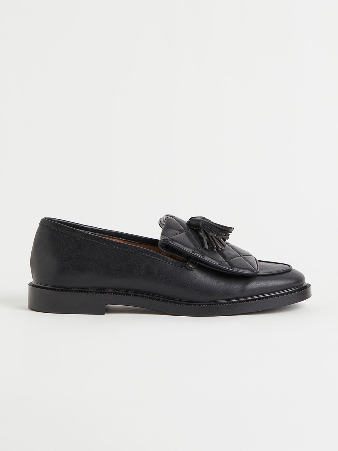

H&M Women Black Tasselled Loafers