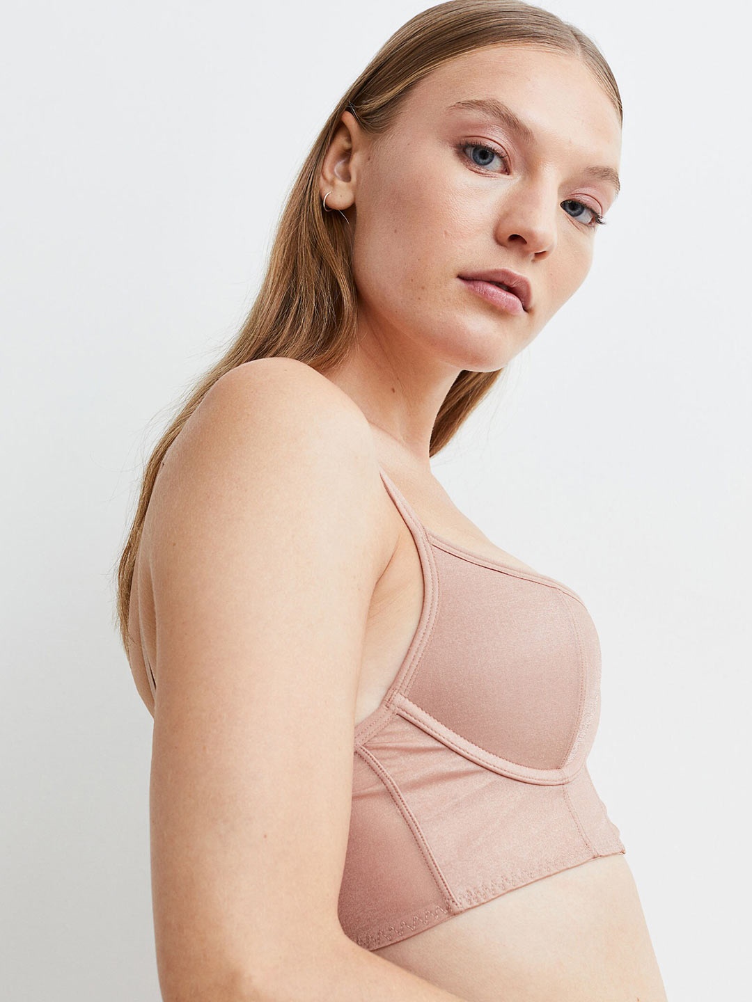 

H&M Women Beige Push-Up Bralette