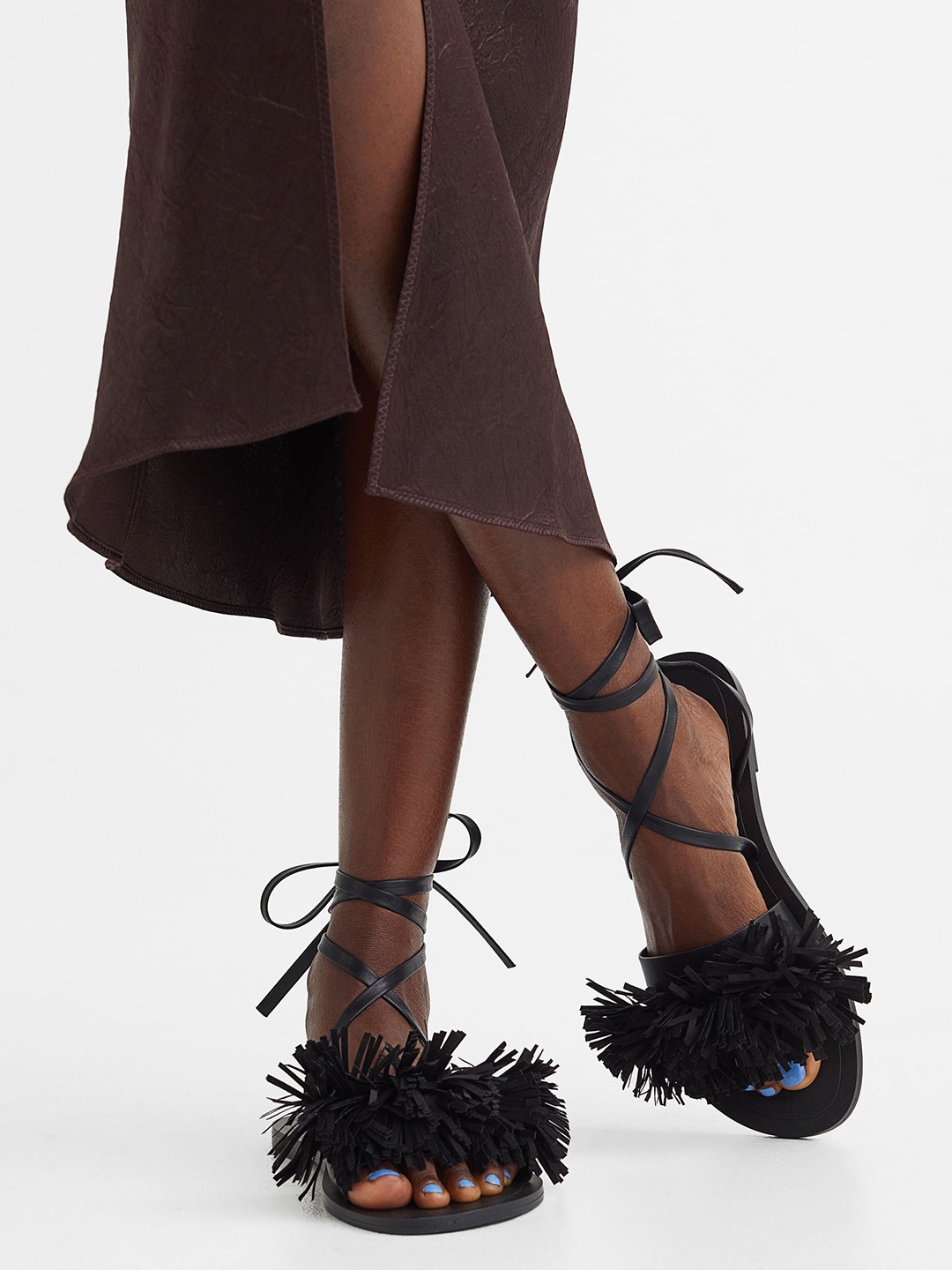 

H&M Women Black Sandals