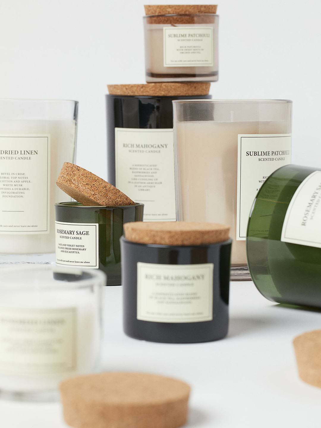 

H&M Beige Large Cork-Lid Scented Candle