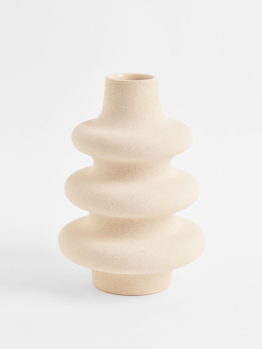 

H&M Beige Large Ceramic Vase