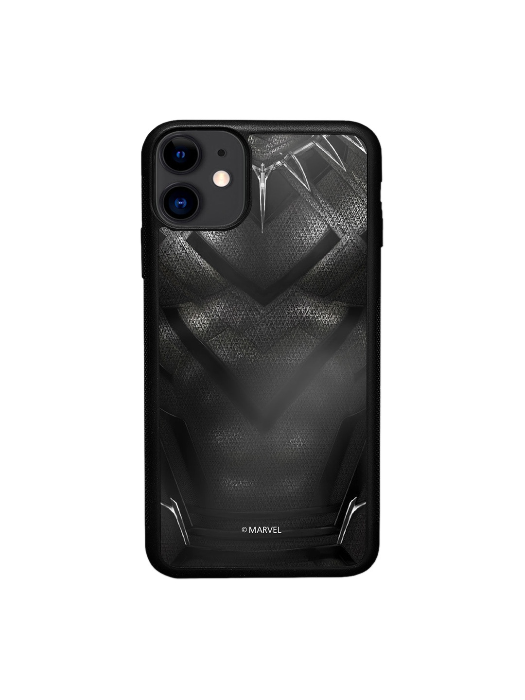 

macmerise Black Printed Suit up Black Panther iPhone 11 Bumper Case