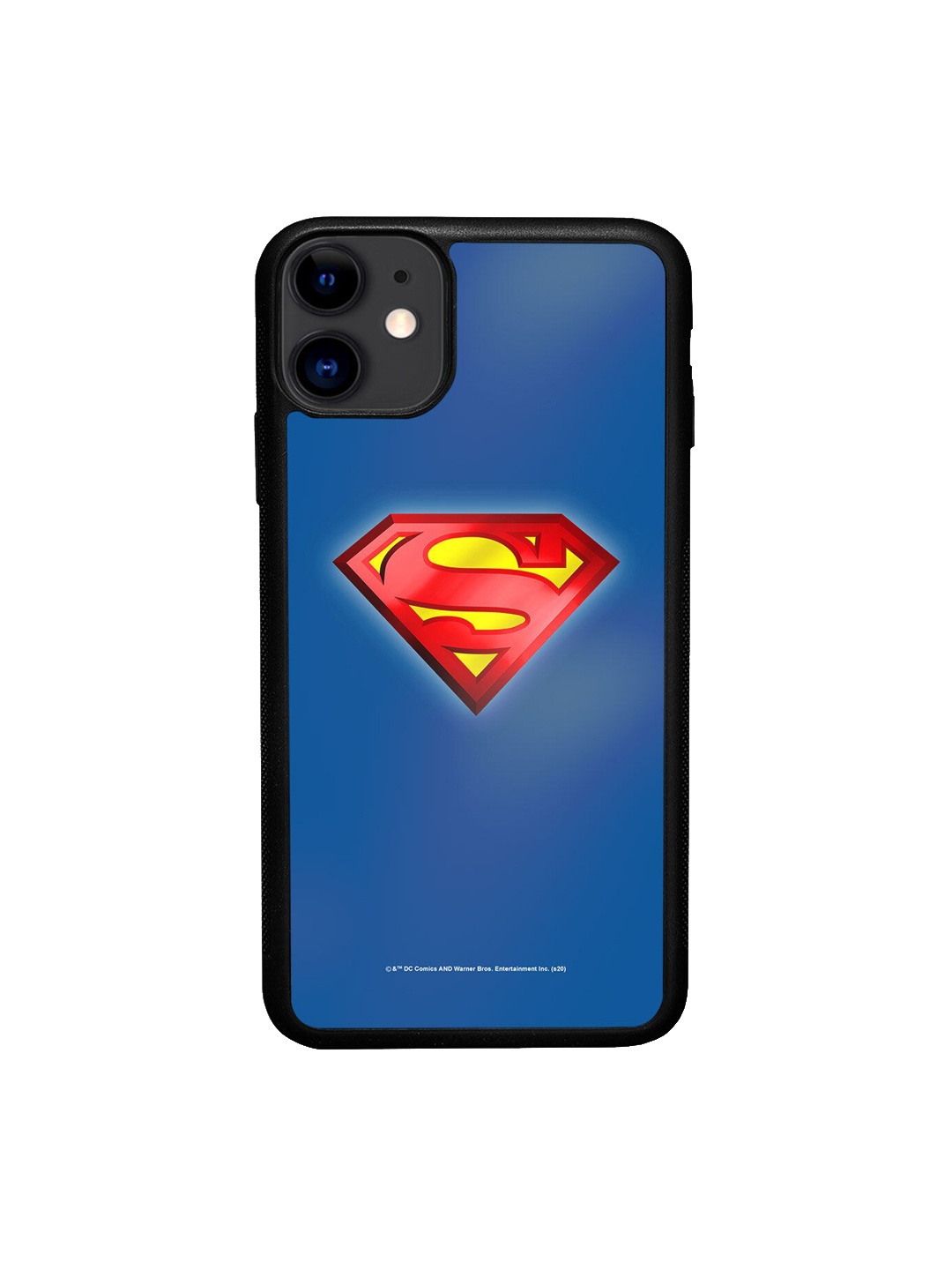 

macmerise Blue & Red Printed Logo Superman Design iPhone 11 Bumper Phone Back Cases