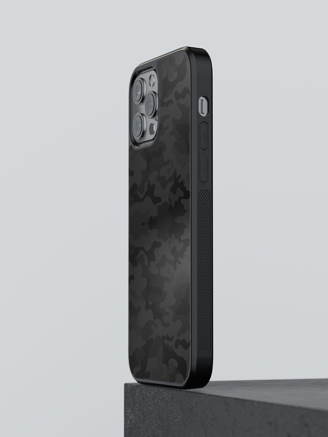 

macmerise Black Printed Camo Army Design iPhone 13 Pro Phone Back Case
