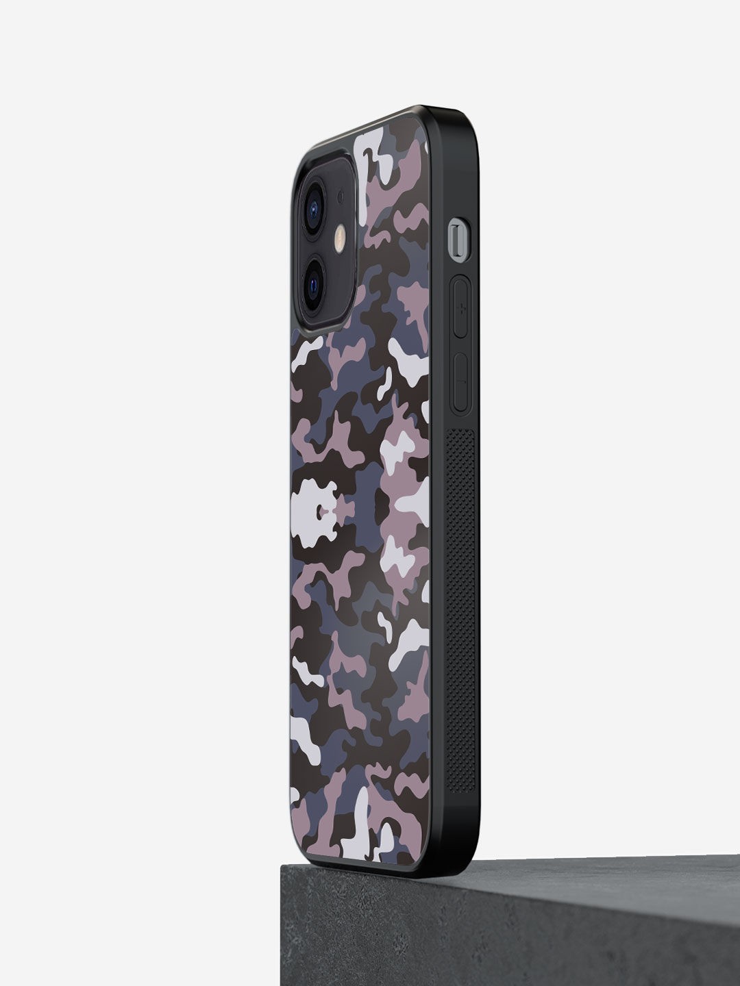 

macmerise Brown & White Camo Army Maharaja Design Printed iPhone 12 Bumper Case