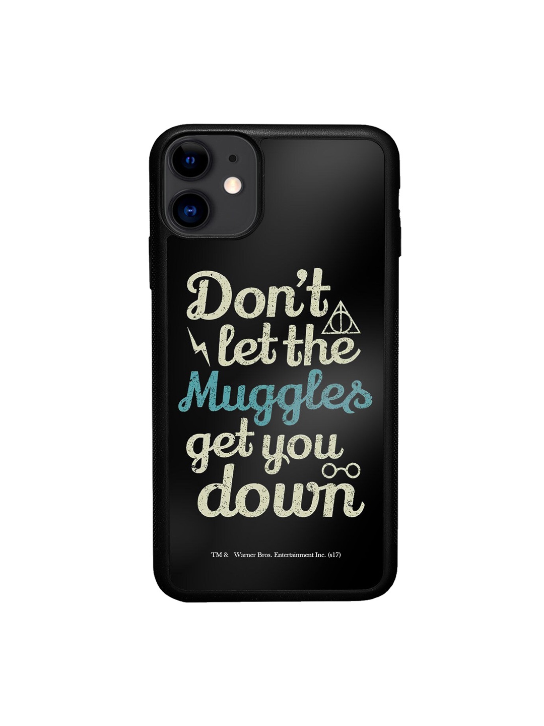 

macmerise Black Printed Muggle Theory Design iPhone 11 Bumper Phone Back Case