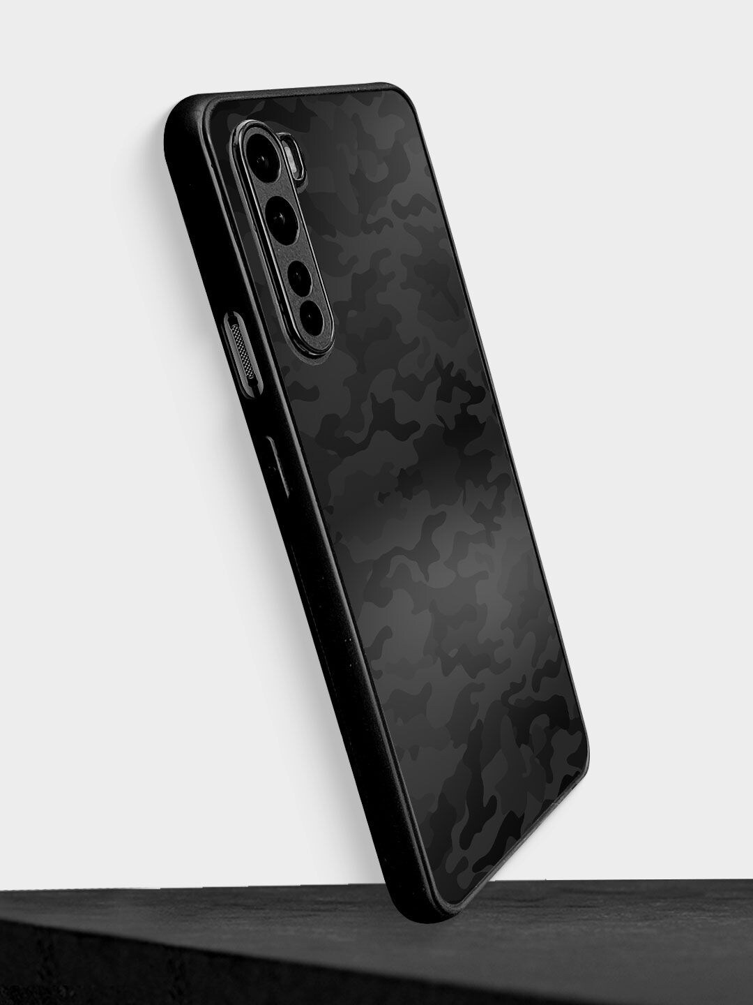 

macmerise Black Printed Camo Army Design OnePlus Nord Bumper Phone Back Case