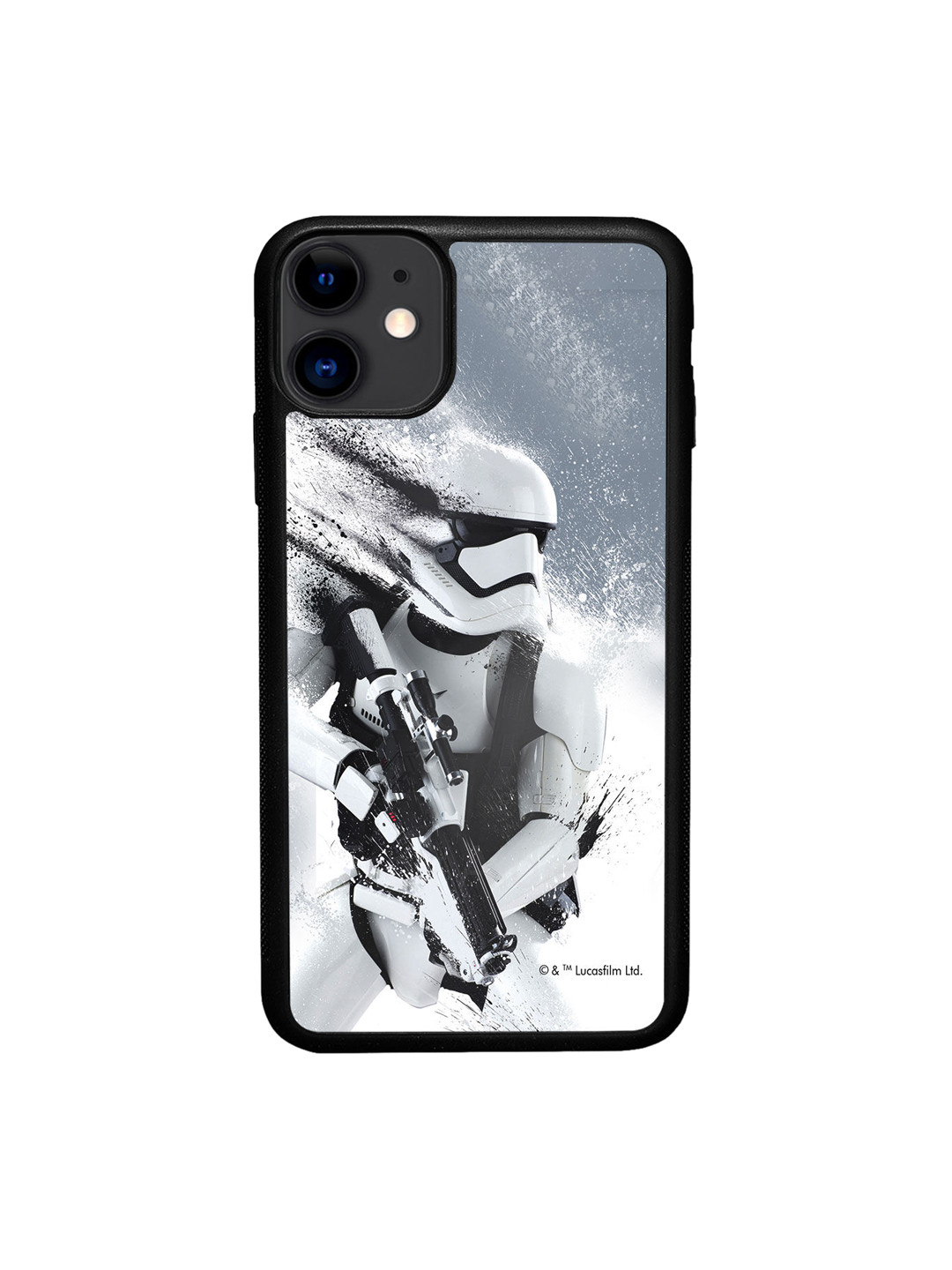 

macmerise White Trooper Storm Design iPhone 11 Bumper Phone Back Case