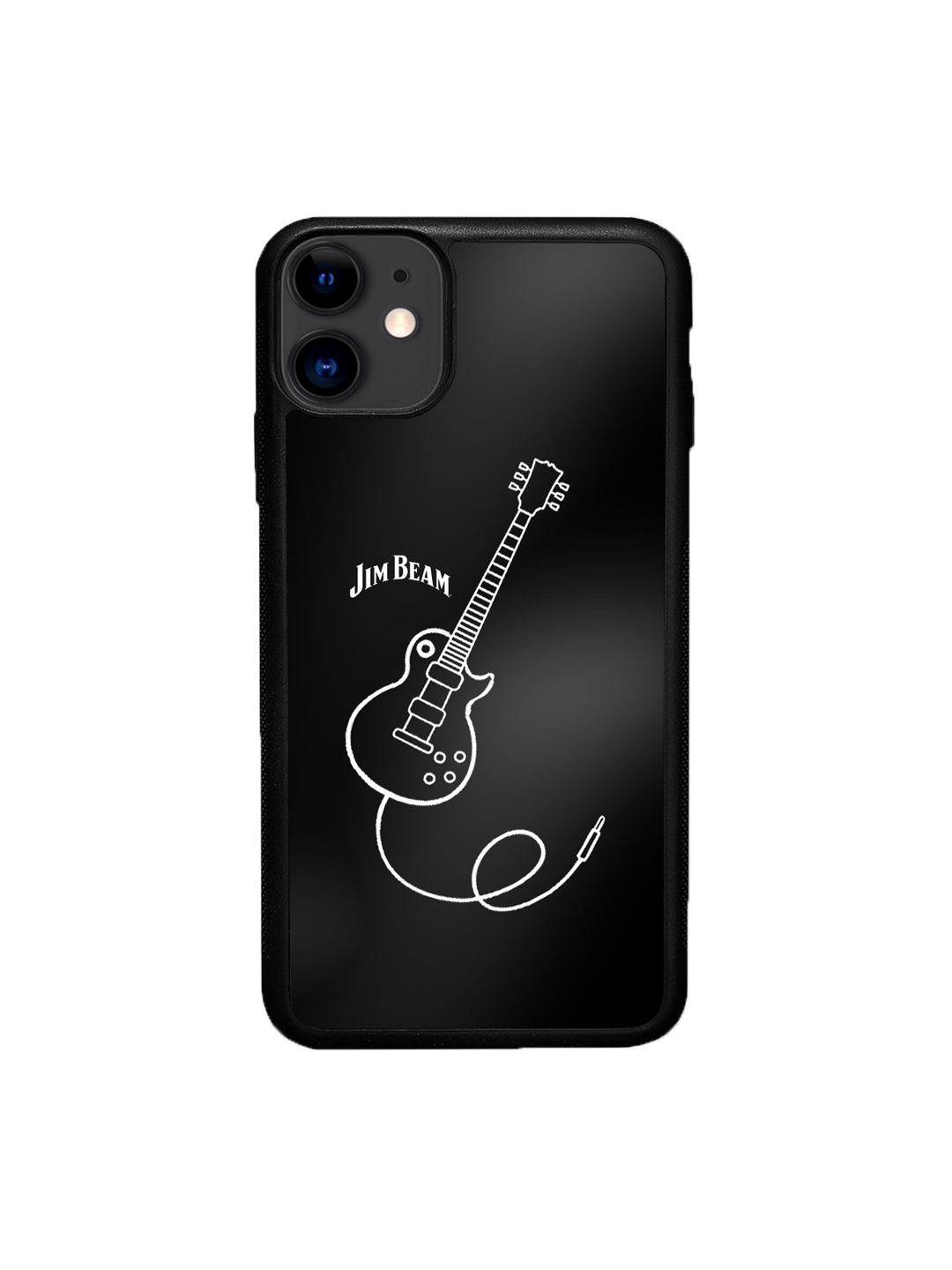 

macmerise Black & White Jim Beam Rock On Design iPhone 11 Bumper Phone Back Case