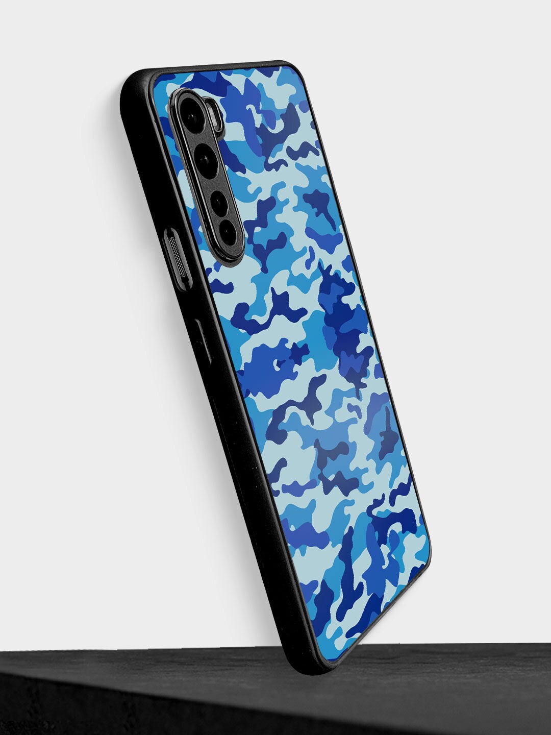 

macmerise Blue Camo Design Printed OnePlus Nord Bumper Case