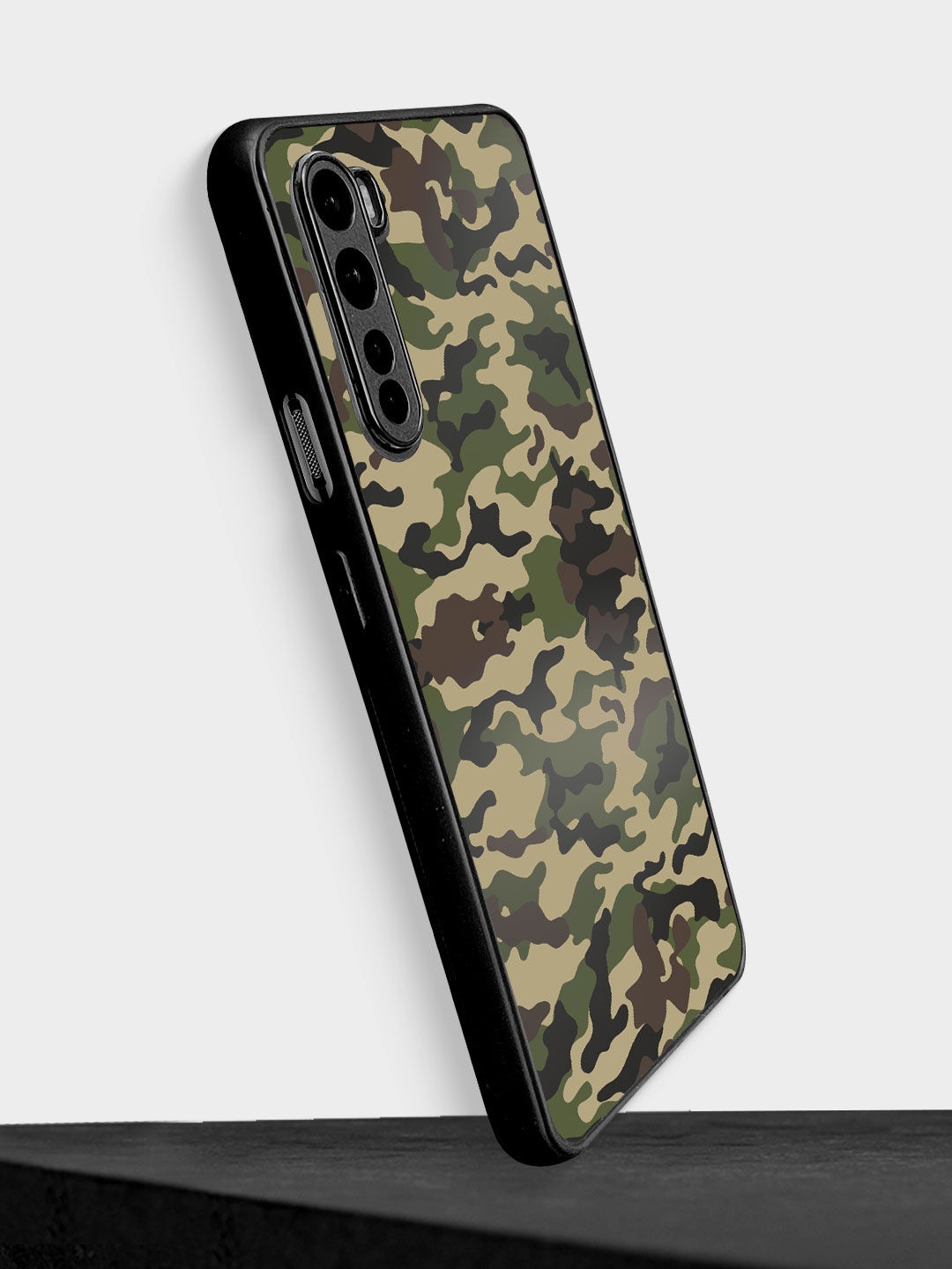 

macmerise Green Camouflage Printed Rubber Oneplus Nord Phone Back Case