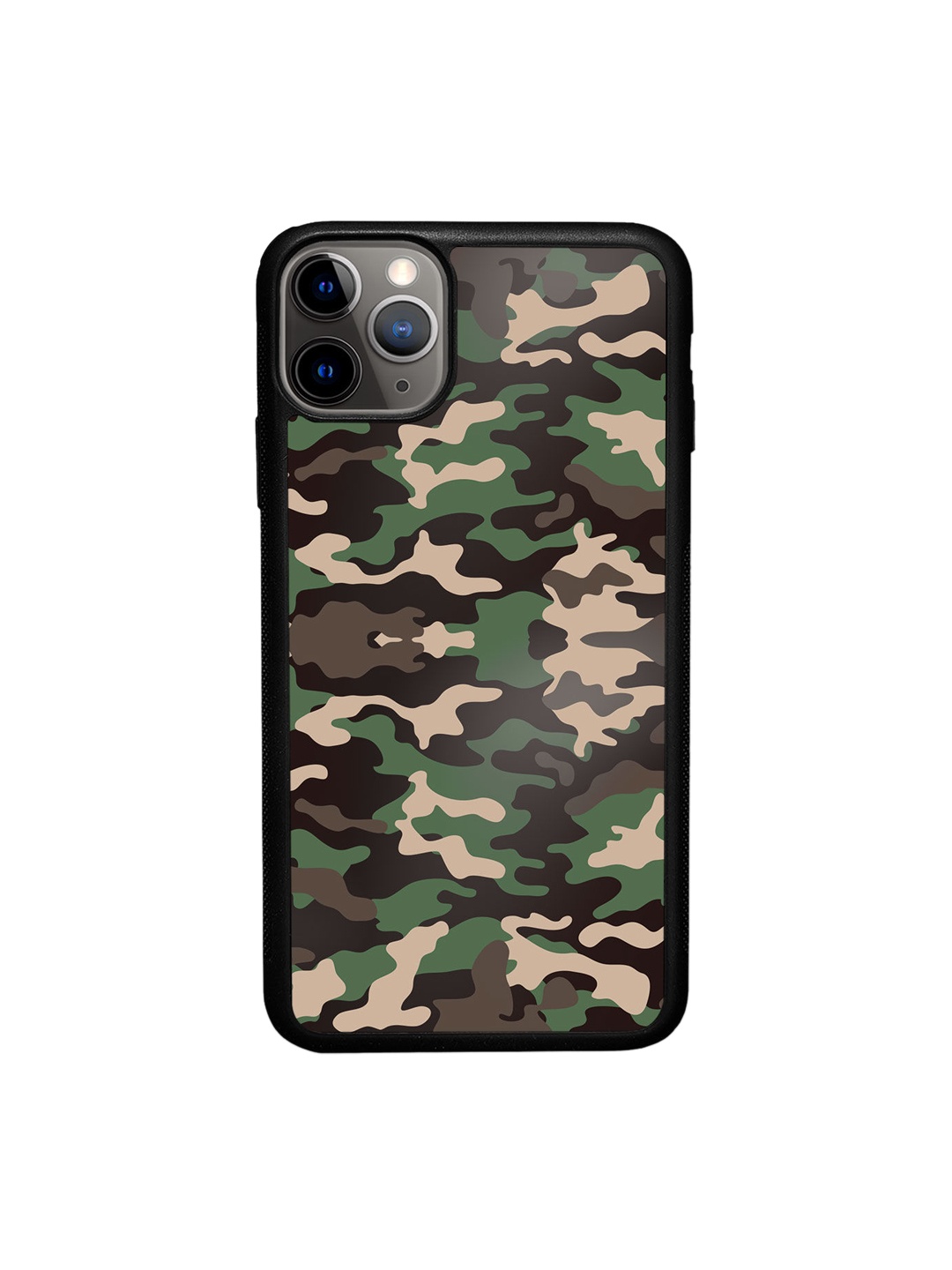 

macmerise Green Printed Camo Hunter Design iPhone 11 Pro Max Bumper Phone Back Case