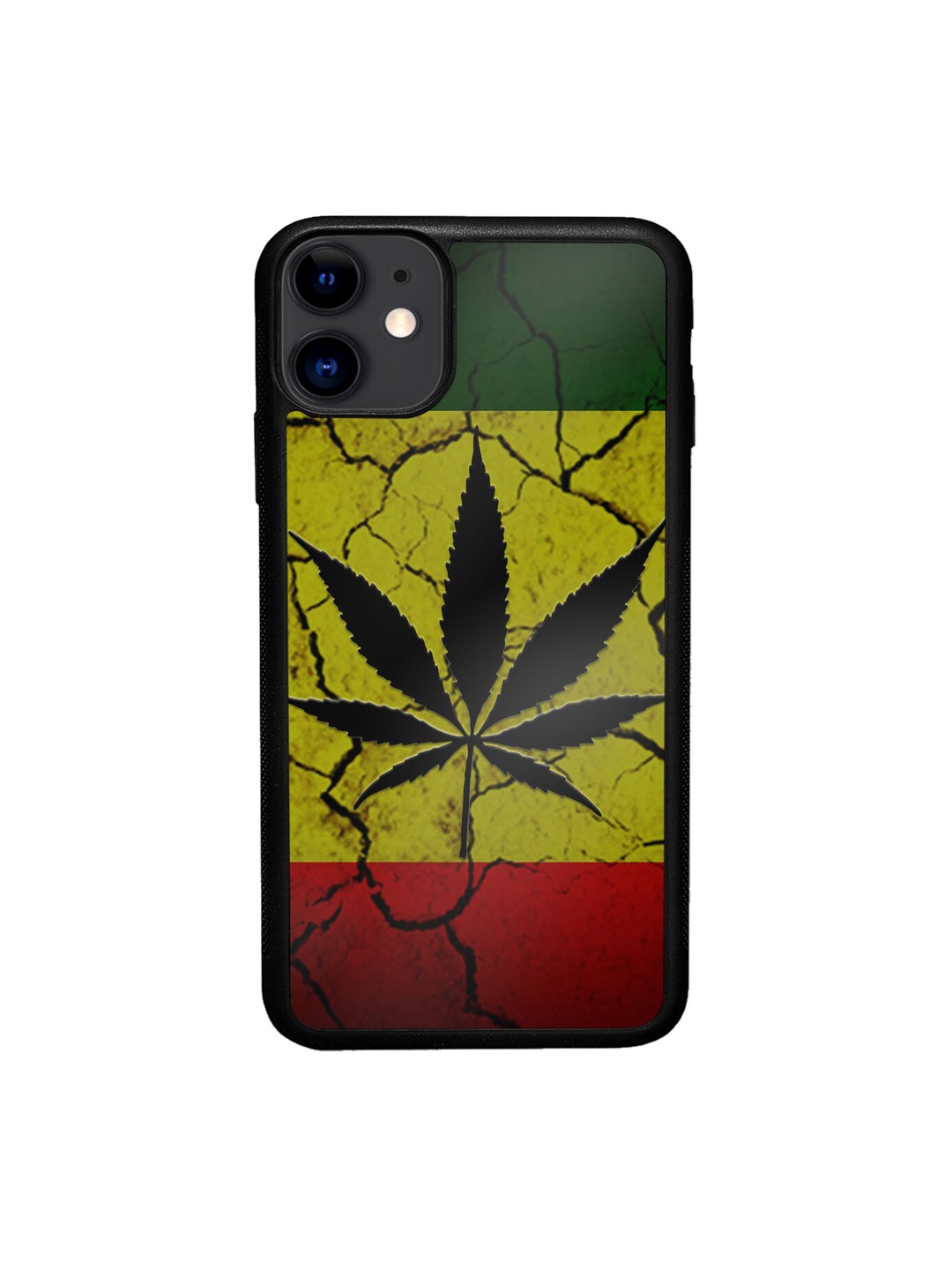 

macmerise Yellow & Red Rastafari Design iPhone 11 Bumper Phone Back Case