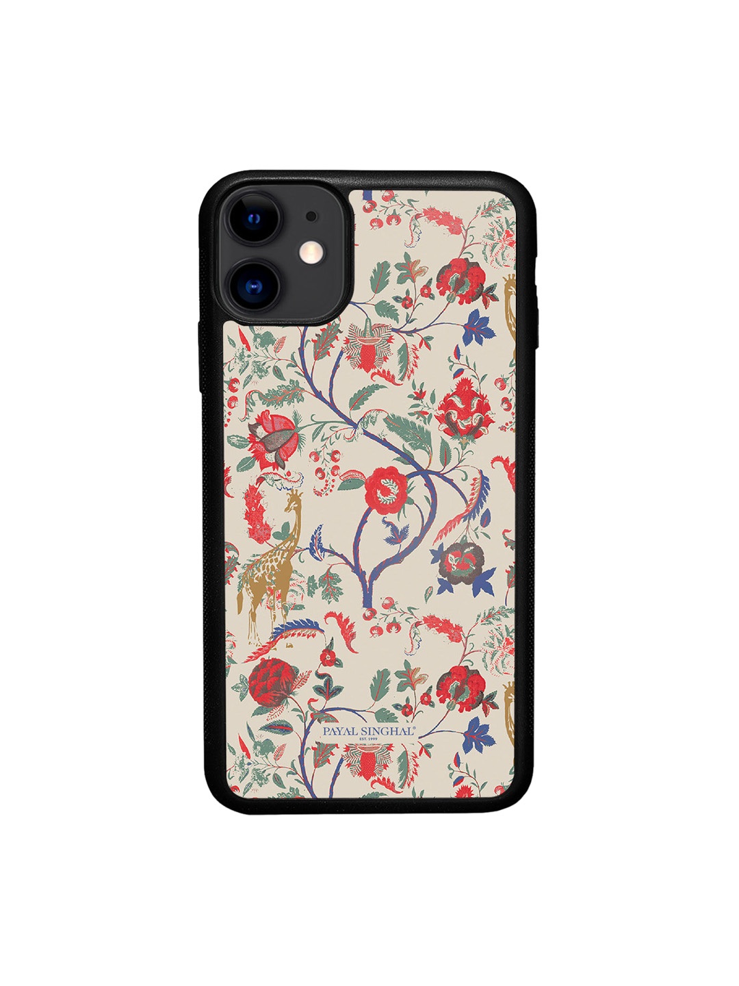 

macmerise Beige Payal Singhal Giraffe Print Design iPhone 11 Bumper Phone Back Case