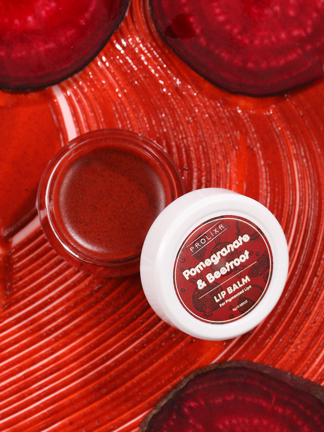 

PROLIXR Pomegranate & Beetroot Lip Balm-8gm, Pink