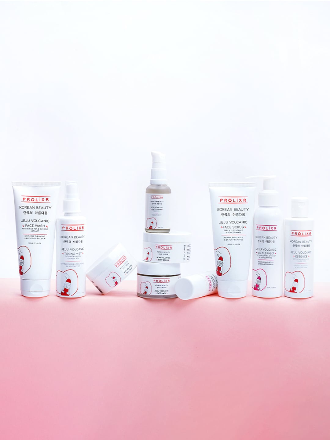 

PROLIXR Korean 10 Step Routine - For Hydrated & Glowing Skin, White