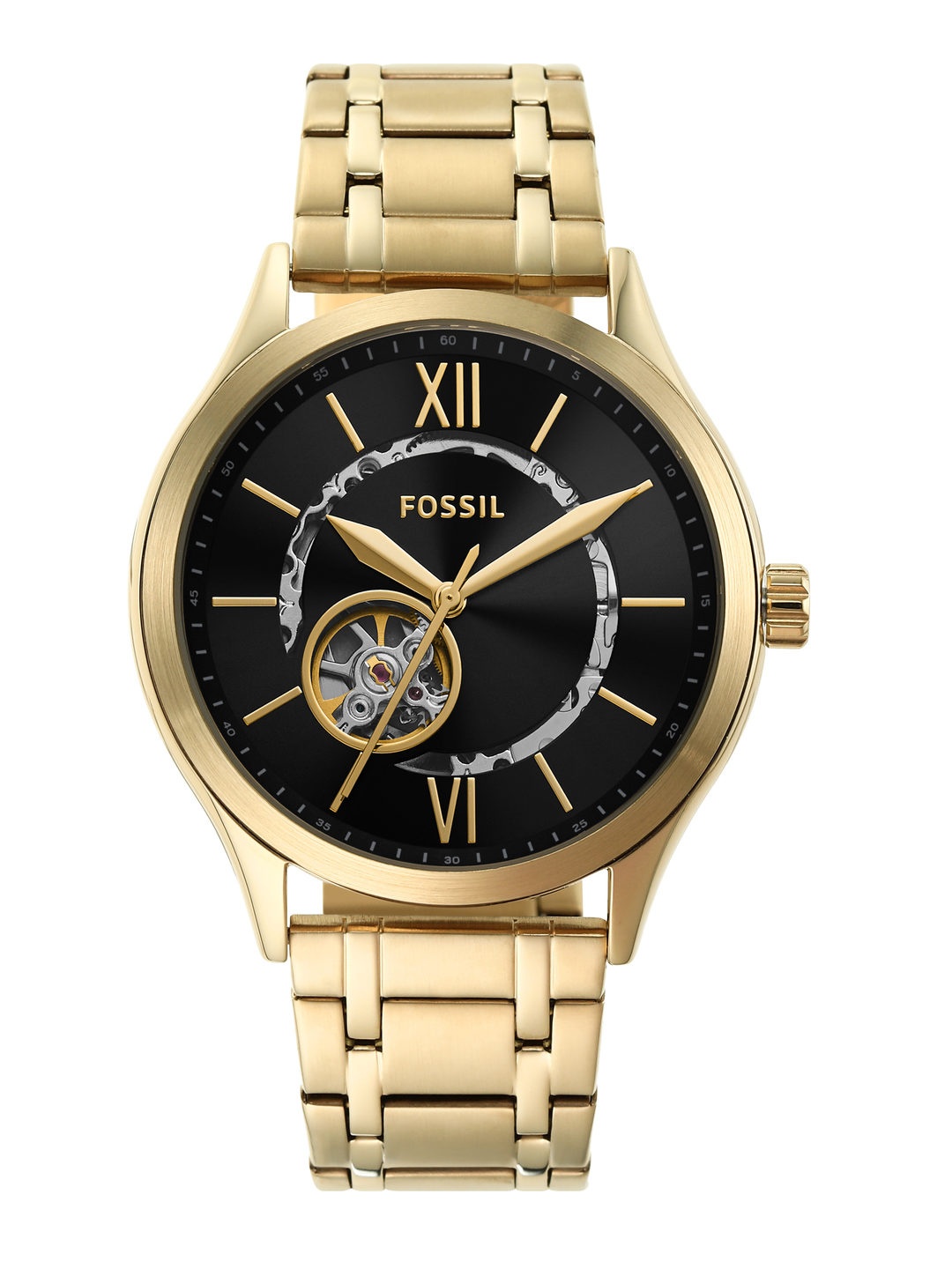 

Fossil Men Fenmore Automatic Motion Analogue Watch BQ2649, Black