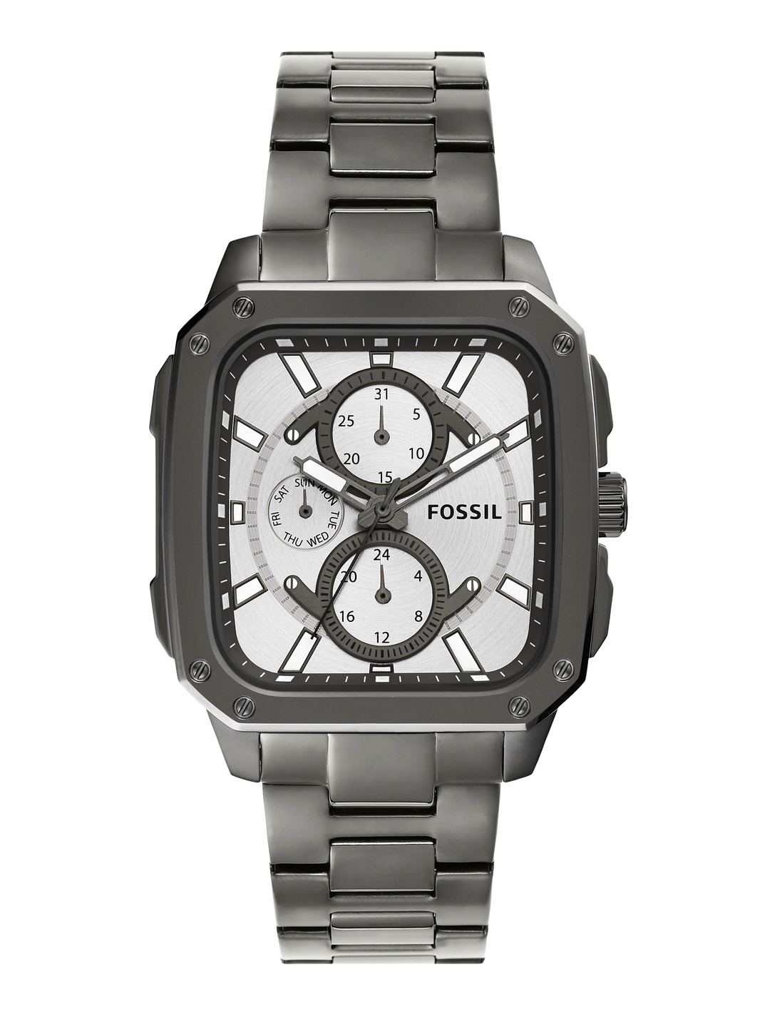 

Fossil Men Inscription Analogue Watch BQ2657, Grey